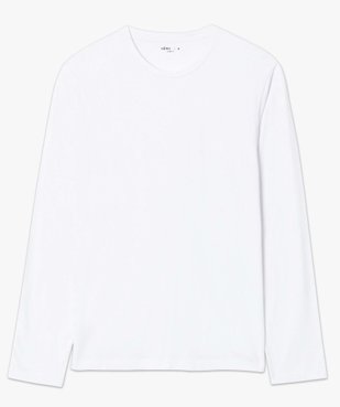 Tee-shirt à manches longues et col rond homme vue7 - GEMO 4G HOMME - GEMO