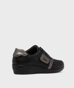 Derbies confort look sport à bride scratch femme vue10 - G'FLEX - GEMO