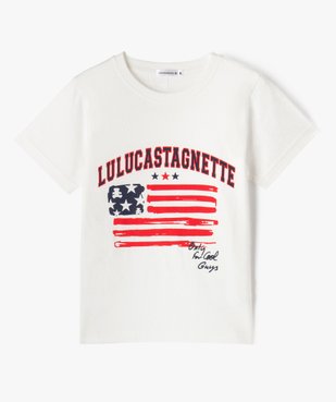 Pyjashort avec motif drapeau garçon - LuluCastagnette vue2 - LULUCASTAGNETTE - GEMO