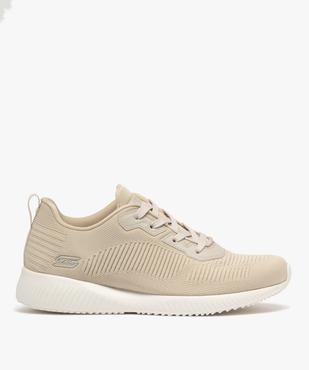 Baskets femme unies en mesh et à rainures - Skechers vue1 - SKECHERS - GEMO