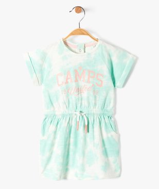 Robe bébé fille en maille tie and dye - Camps United vue1 - CAMPS UNITED - GEMO