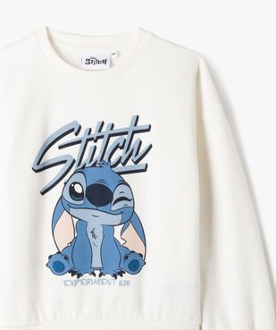 Sweat imprimé Stitch fille - Disney vue2 - LILO & STITCH - GEMO