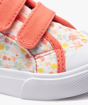 Tennis bébé fille en toile imprimée mille fleurs vue6 - GEMO 4G BEBE - GEMO