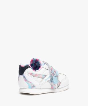 Baskets bébé à scratch Océans - Reebok Poisson arc-en-ciel vue4 - REEBOK - GEMO