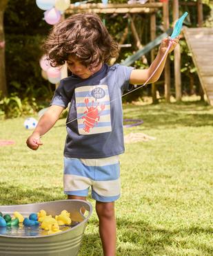 Tee-shirts manches courtes imprimés bébé garçon (lot de 2) vue1 - GEMO 4G BEBE - GEMO