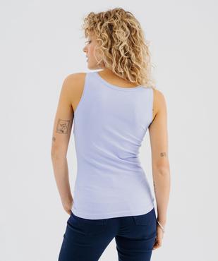 Débardeur à col rond femme vue3 - GEMO 4G FEMME - GEMO