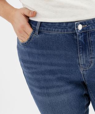 Pantacourt droit en denim stretch femme grande taille vue6 - GEMO (G TAILLE) - GEMO