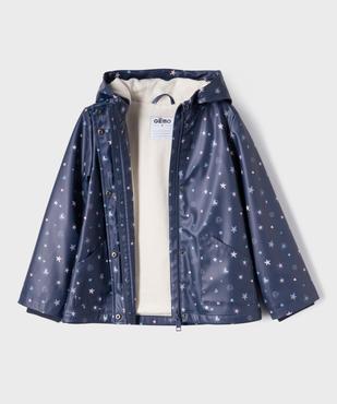 Imperméable à capuche chaud imprimé cœurs fille vue2 - GEMO (ENFANT) - GEMO