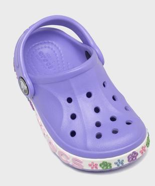 Sabots souples fille Baya Band Flowers - Crocs vue5 - CROCS - GEMO
