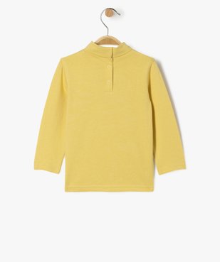 Tee-shirt manches longues et col roulé imprimé dinosaures bébé garçon vue3 - GEMO 4G BEBE - GEMO