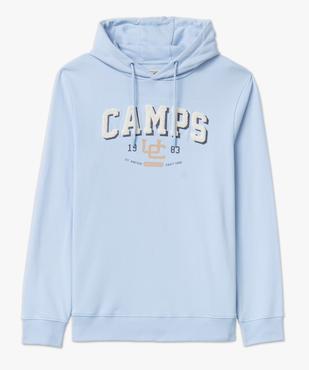 Sweat à capuche en French Terry imprimé homme - Camps United vue8 - CAMPS - GEMO