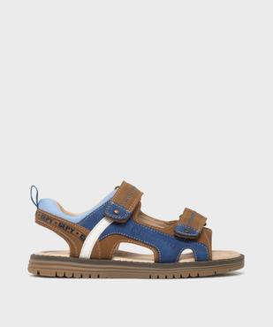 Sandales casual chic à double scratch garçon - Gepy vue1 - GEPY - GEMO