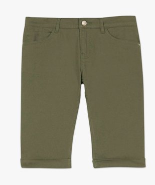 Bermuda slim en coton extensible femme vue15 - GEMO 4G FEMME - GEMO