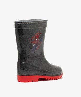 Bottes de pluie garçon à semelle contrastante - Spiderman vue4 - SPIDERMAN - GEMO