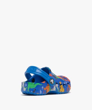 Sabots souples garçon dessus perforé et à motifs avec bride pivotante Baya Seasonnal Print - Crocs vue4 - CROCS - GEMO