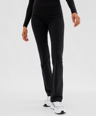 Pantalon loungewear flare femme vue1 - GEMO 4G FEMME - GEMO