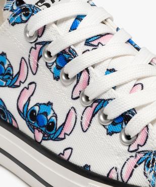 Baskets en toile à lacets motifs Stitch femme - Disney vue6 - LILO & STITCH - GEMO