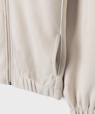 Sweat zippé à capuche fille vue3 - GEMO (JUNIOR) - GEMO