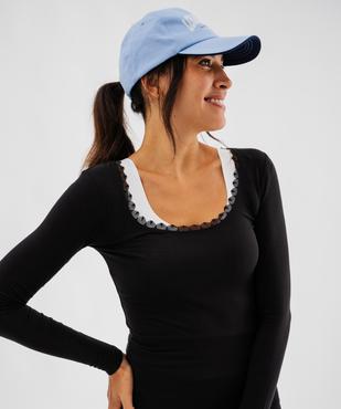 Tee-shirt thermique à manches longues et col rond femme vue7 - GEMO(HOMWR FEM) - GEMO