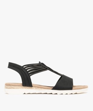 Sandales à petit talon compensé et brides élastiques femme vue7 - VALENTINA BALDA - GEMO