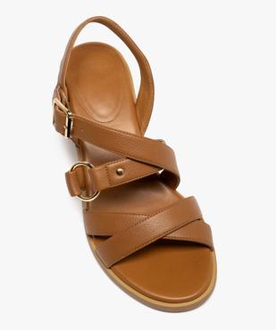 Sandales à brides et détails métalliques à large talon femme vue6 - FOLLOW ME - GEMO