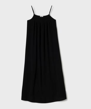 Robe longue à fines bretelles en viscose fille vue3 - GEMO 4G FILLE - GEMO