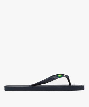 Tongs unies à petit drapeau brésilien homme  vue2 - GEMO (PLAGE) - GEMO