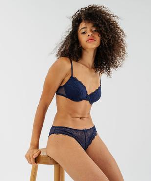 Soutien-gorge corbeille en dentelle à armatures vue8 - GEMO(HOMWR FEM) - GEMO