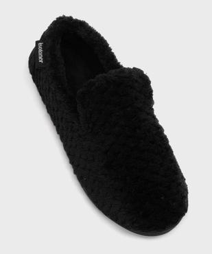 Chaussons enveloppants en velours femme - Isotoner vue5 - ISOTONER - GEMO