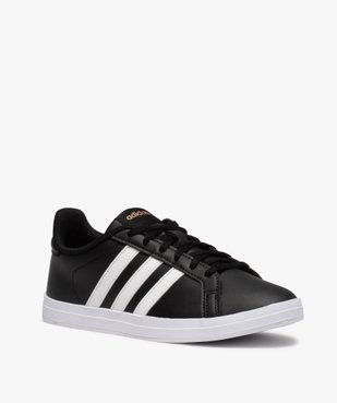 Baskets femme bicolores à lacets – Adidas Courtpoint vue2 - ADIDAS - GEMO