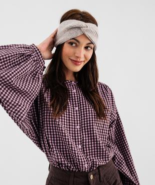 Bandeau pour les cheveux en maille côtelée femme vue3 - GEMO (ACCESS) - GEMO