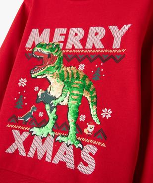 Sweat de Noël à sequins réversibles garçon vue3 - GEMO (ENFANT) - GEMO