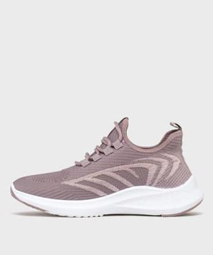 Baskets basses running en mesh à lacets femme - Valentina Baldano vue3 - VALENTINA BALDA - GEMO