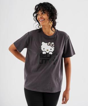 Tee-shirt à manches courtes avec motif chat femme - Hello Kitty vue4 - HELLO KITTY - GEMO