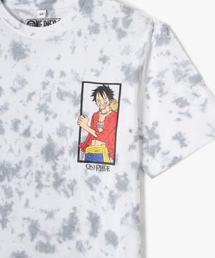 Tee-shirt manches courtes avec motif manga garçon - One Piece vue3 - ONE PIECE - GEMO