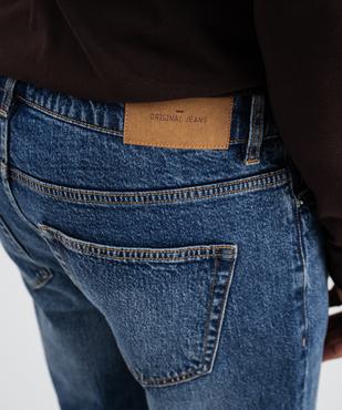 Jean straight en denim extensible homme vue4 - GEMO 4G HOMME - GEMO