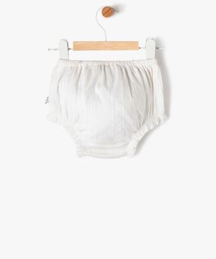 Culotte bloomer avec fines paillettes bébé fille - LuluCastagnette vue4 - LULUCASTAGNETTE - GEMO