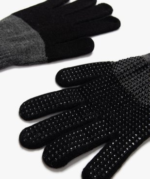 Gants garçon bicolores avec picots antidérapants vue2 - GEMO (JUNIOR) - GEMO