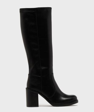 Bottes à talon avec bout rond femme - Follow Me vue1 - FOLLOW ME - GEMO