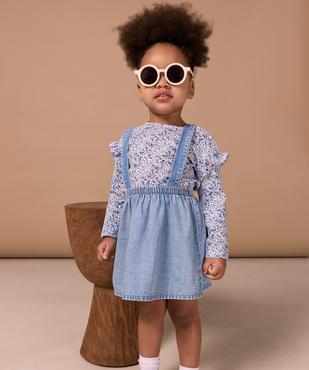 Ensemble 2 pièces bébé fille : tee-shirt et jupe à bretelles - LuluCastagnette vue7 - LULU CASTAGNETTE GEMO FOR GOOD - GEMO