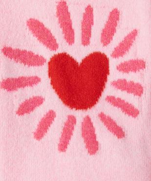 Pull à col rond à motifs fille vue2 - GEMO (ENFANT) - GEMO