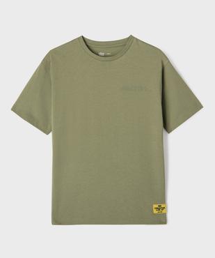 Tee-shirt manches courtes oversize avec inscription poitrine garçon vue2 - GEMO 4G GARCON - GEMO