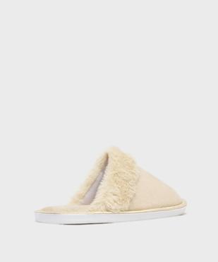 Chaussons mules en velours femme vue4 - GEMO(HOMWR FEM) - GEMO