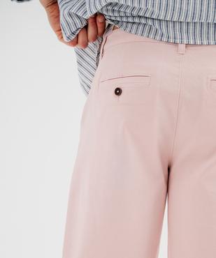 Bermuda chino coupe regular en coton stretch homme vue4 - GEMO 4G HOMME - GEMO