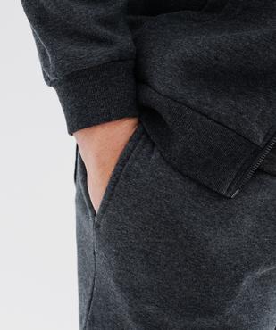 Pantalon de jogging avec intérieur molletonné homme vue2 - GEMO 4G HOMME - GEMO