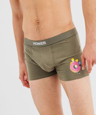 Boxer en coton stretch imprimé homme - The Simpsons (lot de 2) vue2 - SIMPSONS - GEMO