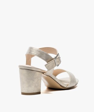 Sandales femme à talon et larges brides vue4 - VALENTINA BALDA - GEMO