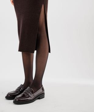Robe pull longue fendue sur un côté femme vue5 - GEMO(FEMME PAP) - GEMO
