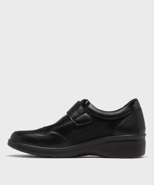Chaussures confort fermeture à scratch femme vue3 - G'FLEX - GEMO