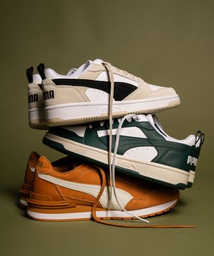 Baskets Rebound V6 Low SD à lacets homme - Puma vue6 - PUMA - GEMO